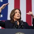 Democratic presidential nominee Vice President Kamala Harris speaks during an event at the Redford Township Fire Department North Station in Redford Township, Mich., Friday, Oct. 4, 2024. (AP Photo/Mark Schiefelbein)