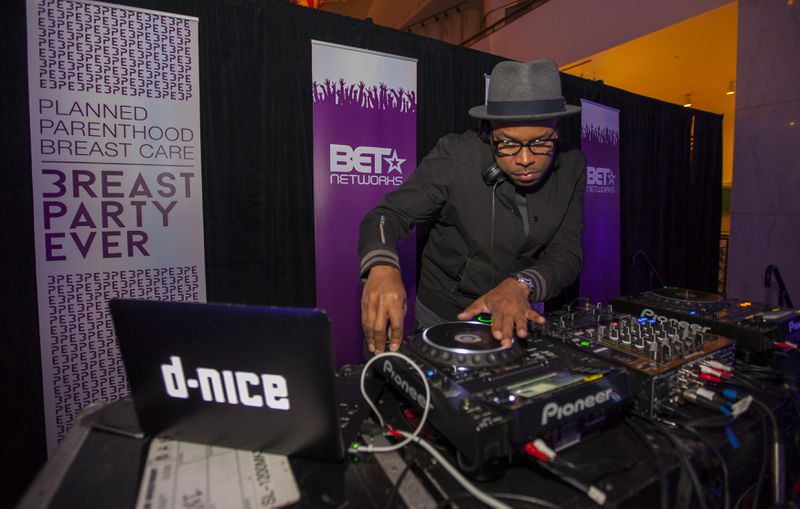 DJ D-Nice seen at The Breast Party Ever! presented by Planned Parenthood and Black Entertainment Televisions Networks (BET), at the Museum of Science and Industry on Thursday, Oct. 2, 2014 in Chicago. (Photo by Barry Brecheisen/Invision/AP)