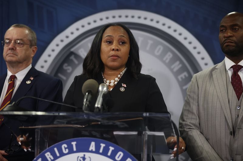 Fulton County District Attorney Fani Willis has been critical of Republican Congressman Jim Jordan's pledge to investigate her handling of an indictment of former President Donald Trump and 18 others. Jordan is from Ohio. (Michael Blackshire/Michael.blackshire@ajc.com)