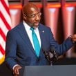 U.S. Sen. Raphael Warnock, D-Ga., continues to push for legislation to curb gun violence. (Arvin Temkar/arvin.temkar@ajc.com)