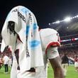 Georgia defensive back Julian Humphrey (12) reacts after the loss to Alabama at Bryant-Denny Stadium, Saturday, Sept. 28, 2024, in Tuscaloosa, Al. Alabama won 41-34. (Jason Getz / AJC)

