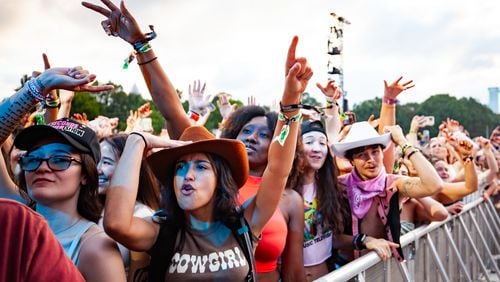 Those enjoying Music Midtown on Sunday should expect soggy and muddy conditions due to all the rain Atlanta has gotten since Thursday. (RYAN FLEISHER FOR THE ATLANTA JOURNAL-CONSTITUTION)