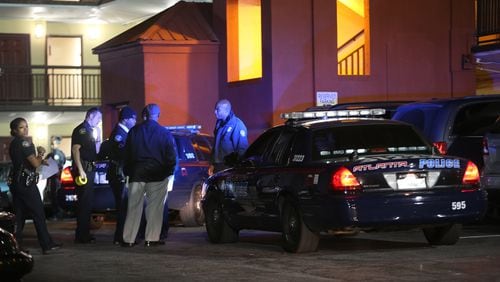 A woman was shot in the back at the America's Best Value Inn on Peachtree Street on Nov. 8, 2013.