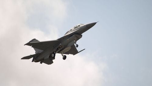 F-16 jets are planning to fly over South Carolina on Monday.