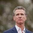 FILE - California Gov. Gavin Newsom speaks during a press conference in Los Angeles, Wednesday, Sept. 25, 2024. Newsom vetoed a landmark bill aimed at establishing first-in-the-nation safety measures for large artificial intelligence models Sunday, Sept. 29. (AP Photo/Eric Thayer, File)