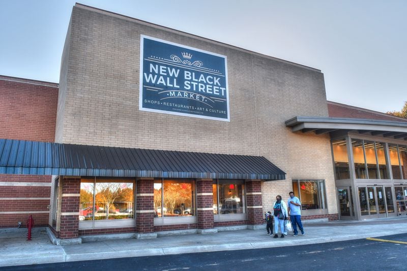 The New Black Wall Street Market in Stonecrest is envisioned as a space to foster Black- and other minority-owned businesses. (Chris Hunt for The Atlanta Journal-Constitution)