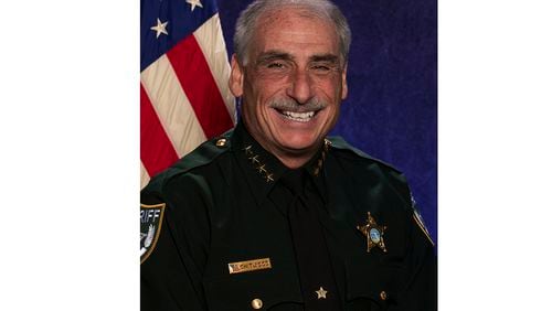 This undated photo provided by Volusia County, Fla. Sheriff office shows Volusia County Sheriff Michael J. Chitwood (Volusia County, Fla. Sheriff office via AP)