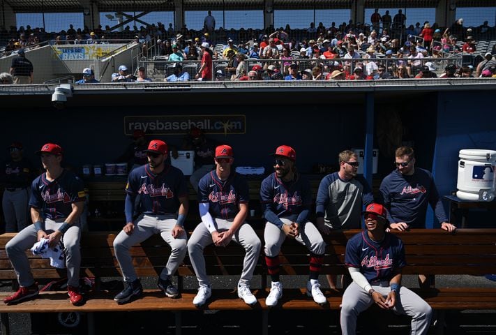 Braves vs Rays Spring Training game 