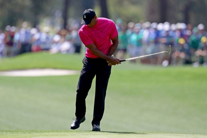 Tiger Woods at the Masters