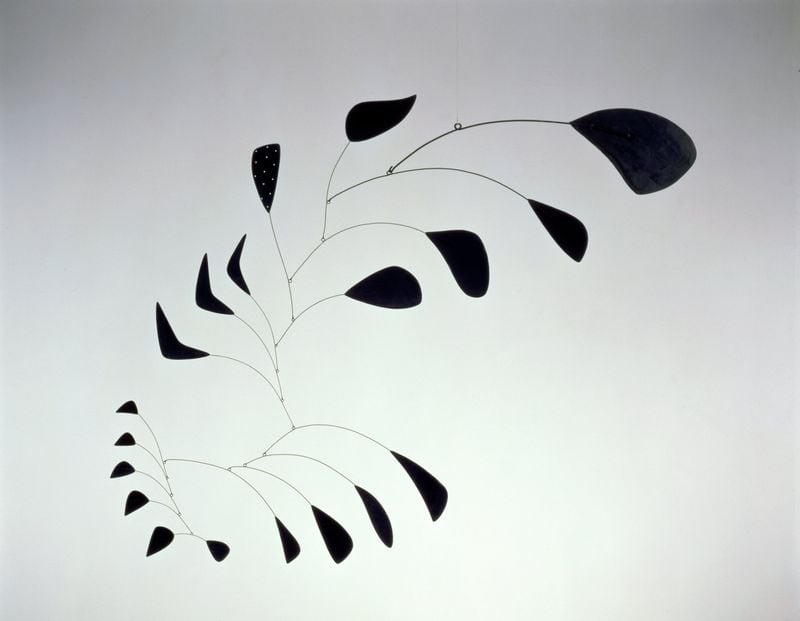 “Vertical Foliage” by Alexander Calder. Like Picasso, Calder was relentlessly inventive. He essentially created a new form of kinetic abstract art that was christened the "mobile" by Marcel Duchamp. Courtesy: High Museum of Art