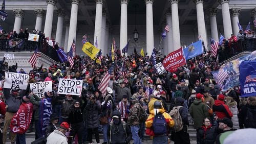 Authorities are seeking to identify people who stormed the U.S. Capitol building on Jan. 6. (McClatchy Tribune photo)