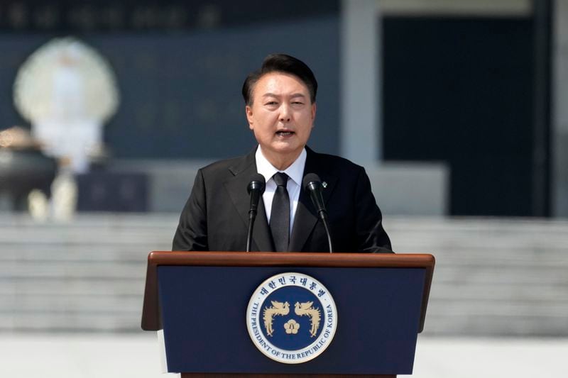 South Korean President Yoon Suk Yeol met with Georgia Gov. Brian Kemp this week.