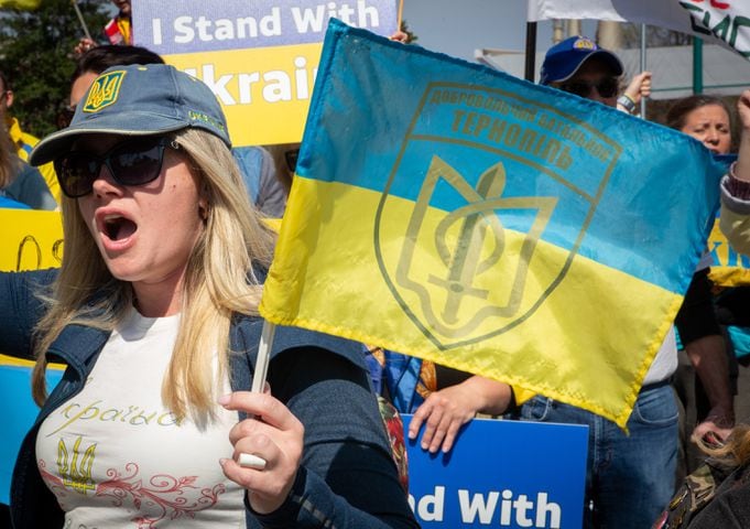 Stand with Ukraine Rally in Atlanta 

