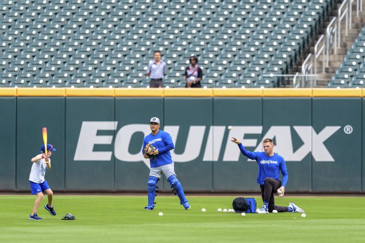 Dodgers Braves Baseball