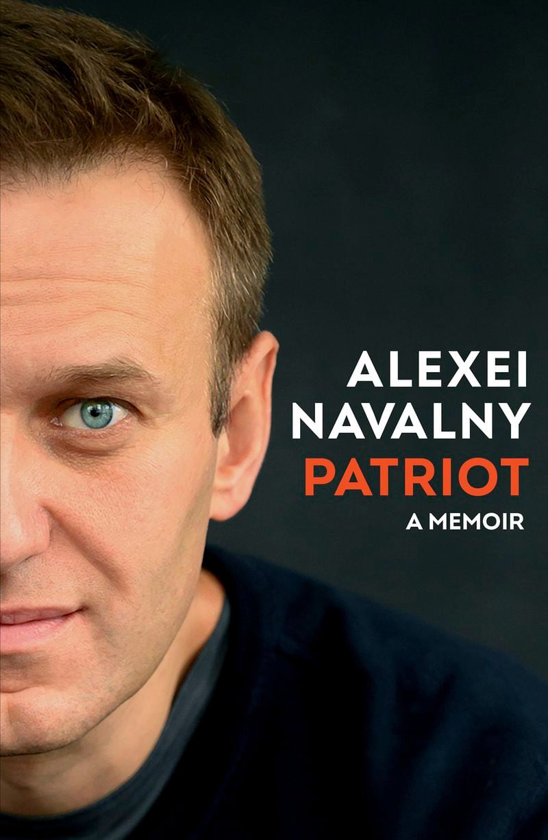 This cover image released by Knopf shows "Patriot" a memoir by Alexei Navalny. (Knopf via AP)