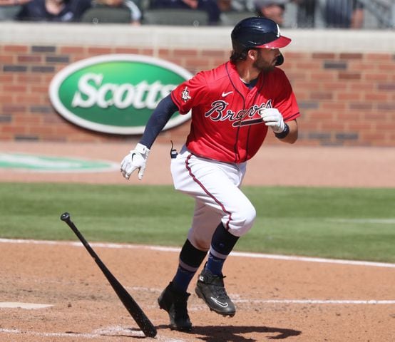 Dansby Swanson on walk-off, 04/15/2021