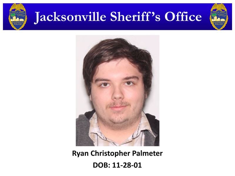 Ryan Palmeter, 21, was identified as the gunman in a shooting Saturday in Jacksonville.