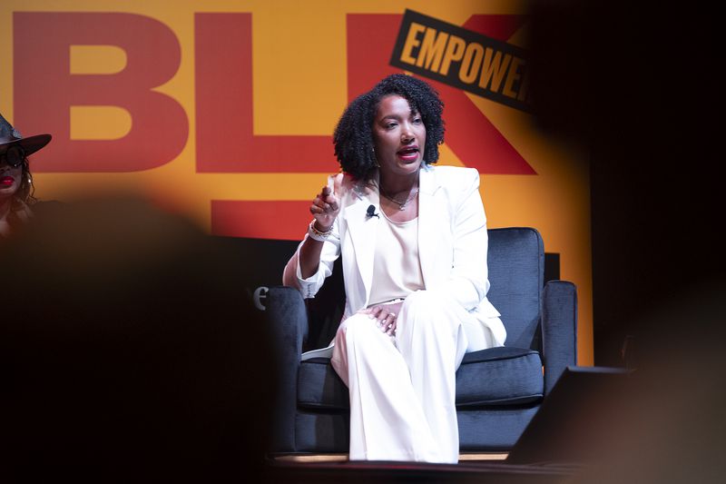 Ayana Parsons, Fearless Fund cofounder, during a June panel in Atlanta.