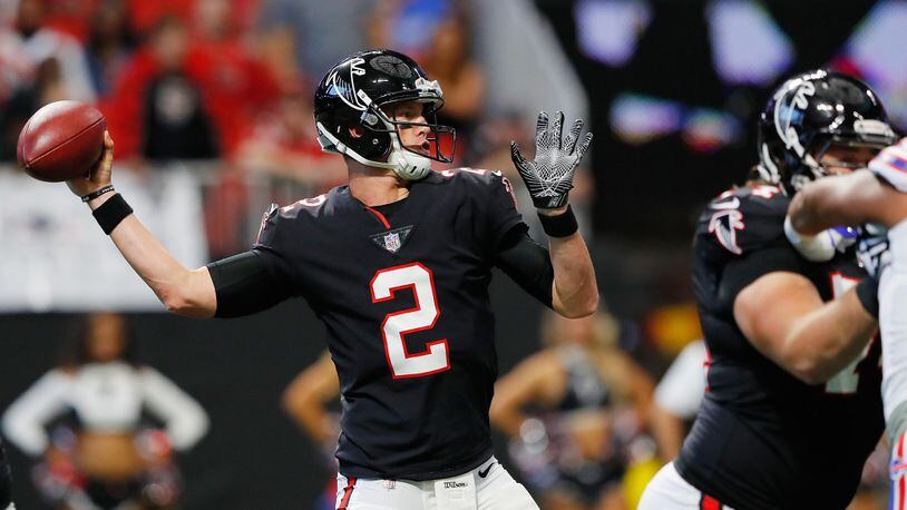 Five reasonable concepts uniforms of the Atlanta Falcons