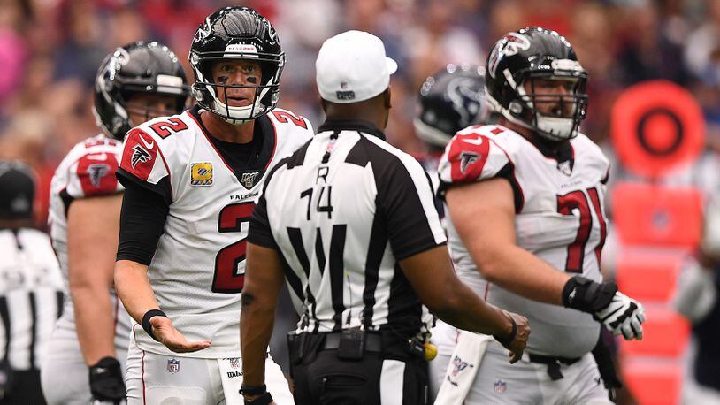 Oct. 6: Texans 53, Falcons 32