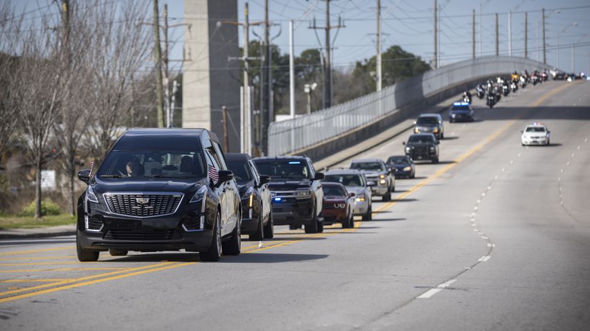 The remains of U.S. Army Reservist Sgt. Breonna Moffett, who died in a drone attack recently in Jordan, returns to her hometown.