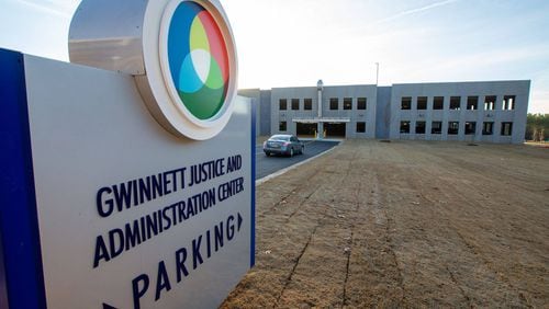 The entrance to Phase II of the new parking deck at the Gwinnett County Justice and Administration Center. VIA GWINNETT COUNTY