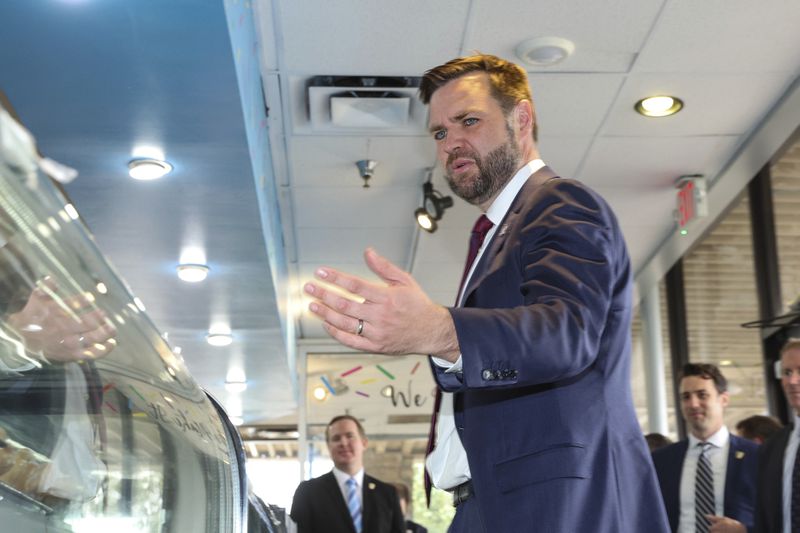 U.S. Sen. JD Vance of Ohio, the Republican vice presidential nominee, recently visited a Valdosta bakery.