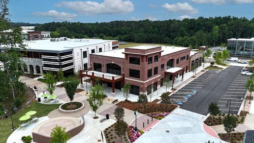 The Crooked Can brewery and food hall will be housed in the Market building in the Grove at Town Center development in Snellville. / Courtesy of the Grove at Towne Center
