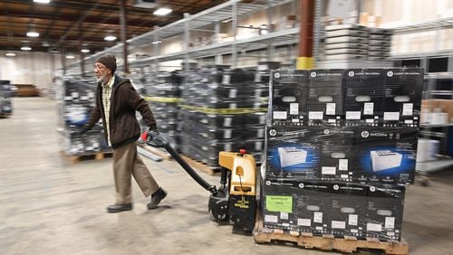 Truckloads of voting machines arrived Tuesday at Fulton County’s Election Preparation Center in Atlanta. An Atlanta Journal-Constitution polls found that 85% of respondents expressed some degree of confidence that Georgia’s new voting machines will accurately record election results.