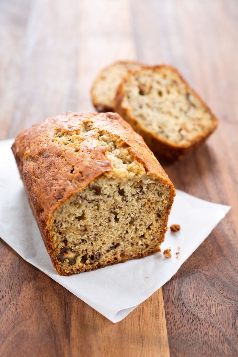 A smaller loaf pan makes perfectly moist banana bread for two using a single banana. (Courtesy of America's Test Kitchen. All rights reserved. Photo: Daniel J. van Ackere)