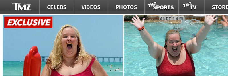 Here's a sneak peek of Mama June's swimsuit photo spread. See the images at TMZ.com.