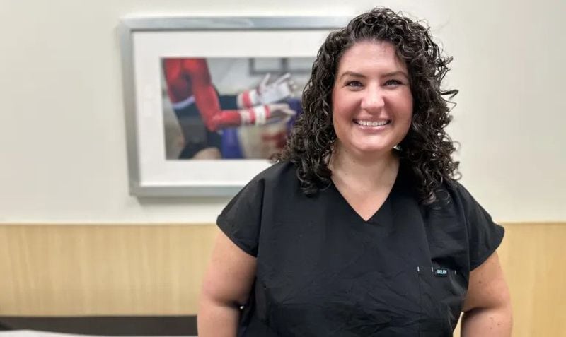 Dr. Ashley Brouillette created treatment plans for Skylar Hendrix after she broke bones in her foot. (Photo provided by Children's Healthcare of Atlanta)