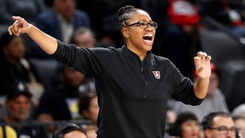 Atlanta Dream head coach Tanisha Wright says her team is trying to "win and survive." AP file photo