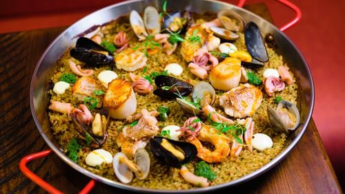 You can get paella for two at Alta Toro. Courtesy of Alta Toro