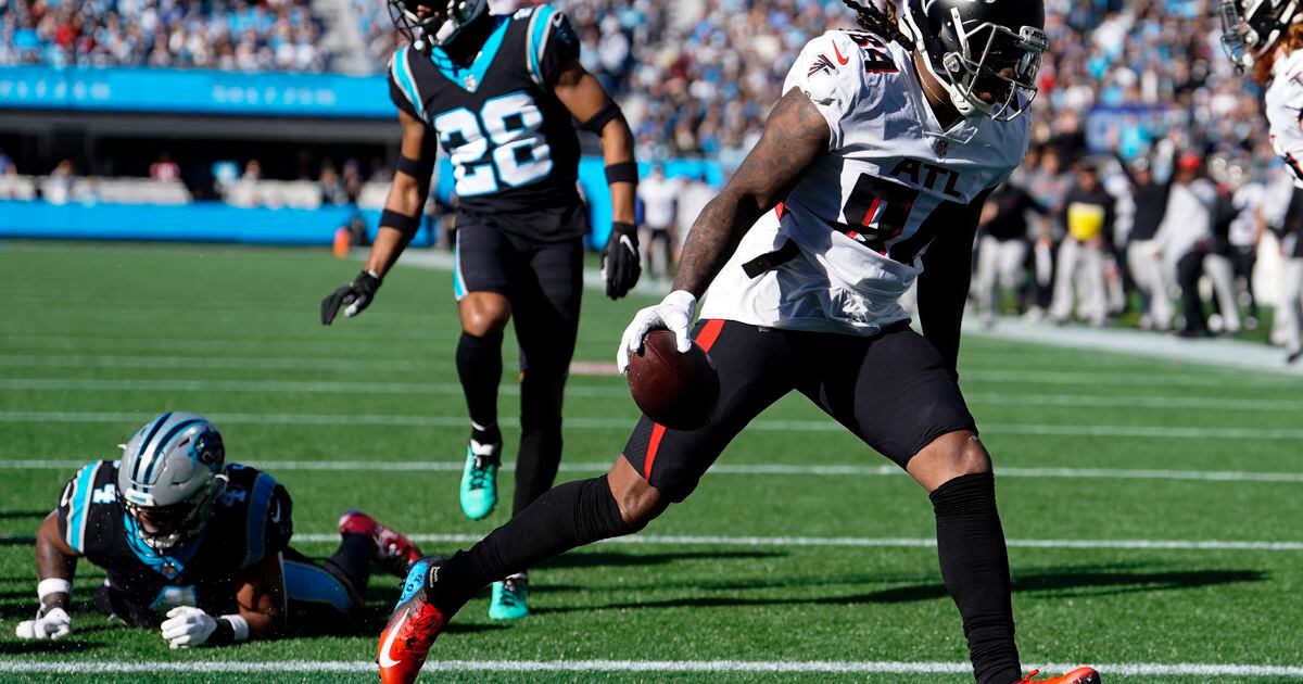 Falcons' playtime percentage breakdown vs. Bengals