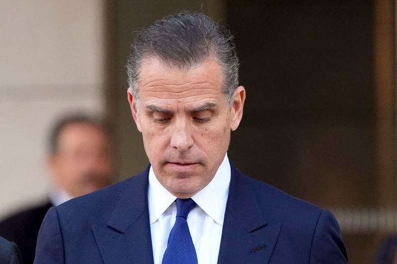 Hunter Biden leaves federal court, Thursday, Sept. 5, 2024, in Los Angeles, after pleading guilty to federal tax charges. (AP Photo/Jae C. Hong)