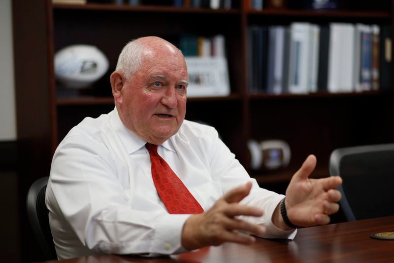     University System of Georgia Chancellor Sonny Perdue will be the guest of "Politically Georgia" show currently being recorded in Mâcon.