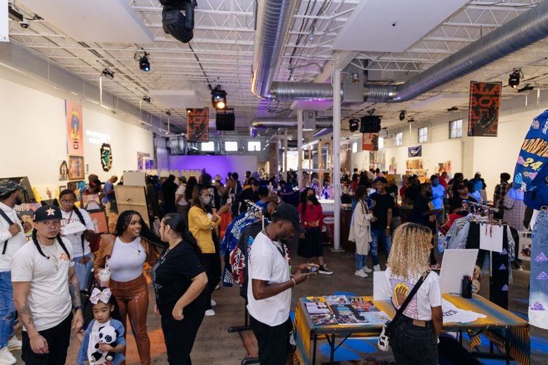 Crowds at "A Marvelous Black Boy Art Show" range somewhere between 500 and 1,000 attendees. Courtesy of A Marvelous Black Boy Art