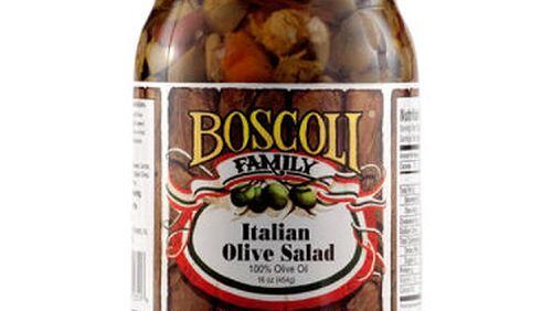 Boscoli Family Italian olive salad offers a flavorful addition to sandwiches, salads and even pizza.