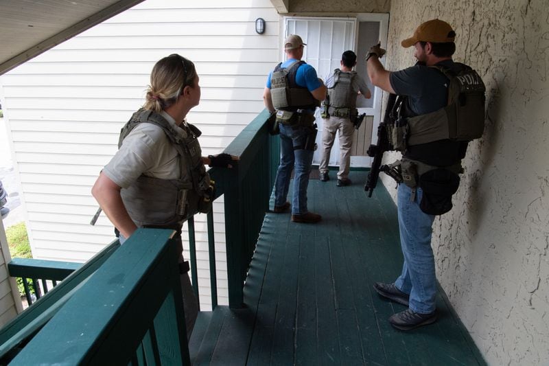 Members of the U.S. Marshals Service, the GBI and several state and local agencies conducted searches at dozens of Georgia homes, apartments and hotel rooms in search of the missing children.