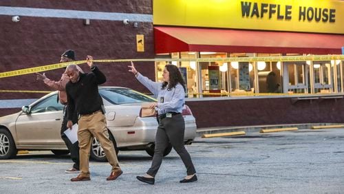 DeKalb County police were investigating a shooting Monday at a Waffle House on Lawrenceville Highway in Tucker.