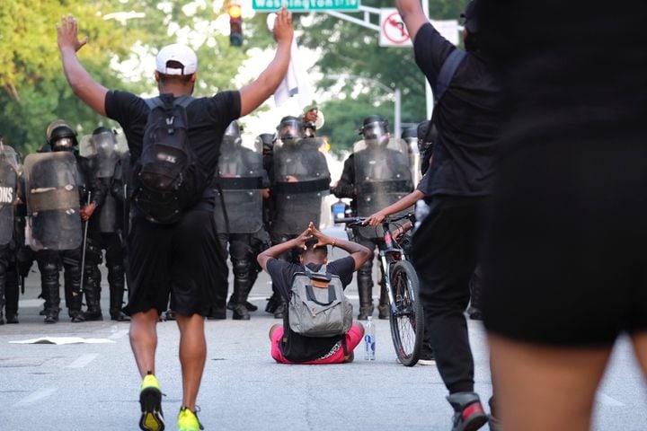 PHOTOS: Fourth day of protests in downtown Atlanta