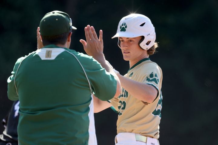 Photos: Cooper Blauser, Jeff Blauser's son, leads Wesleyan to win