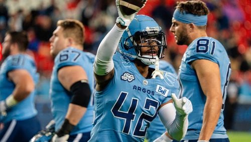 Qwan'Tez Stiggers was a standout of the Toronto Argonauts in the CFL.