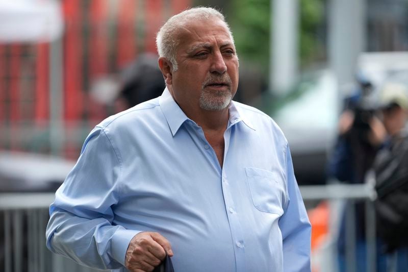 Real estate developer Fred Daibes enters federal court in New York, Friday, July 12, 2024. (AP Photo/Pamela Smith)