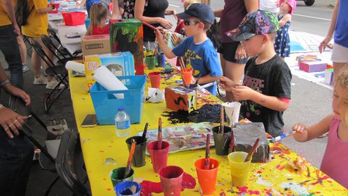 Marietta’s annual Art in the Park festival will feature paintings, photography, pottery and sculpture, plus special creative activities for children. Courtesy of Marietta Art in the Park