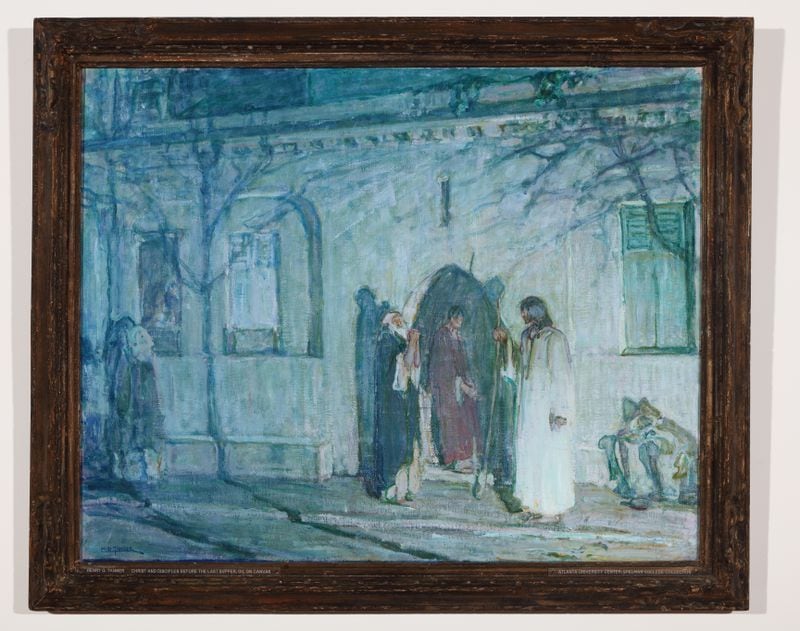 Henry Ossawa Tanner's "Christ and His Disciples Before the Last Supper" (1908-1909) Photo: Courtesy of Spelman College Museum of Fine Art