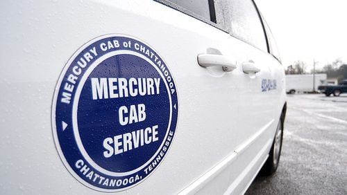 Mercury Cab Service, started in the 1970s and still in business today, is a ride-sharing company that formed out of Chattanooga's jitney cab system, a service started by Black Chattanoogans in protest of segregation on the city's public transit. A Mercury cab is pictured outside of the company's office in Brainerd, Tennessee. (Photo Courtesy of Matt Hamilton)