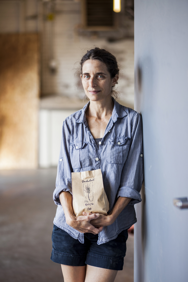 Baker turned miller Jennifer Lapidus is the founder of Carolina Ground flour mill in Asheville, North Carolina. Courtesy of Erin Adams