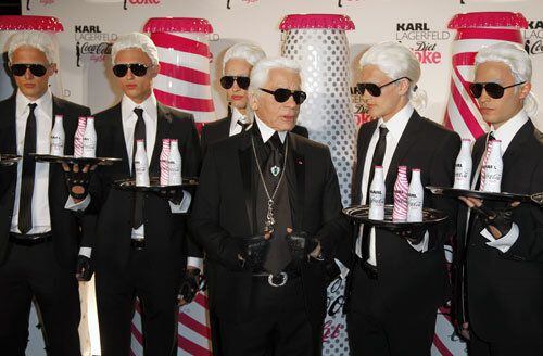 Karl Lagerfeld Unveils Limited Edition Diet Coke Bottles